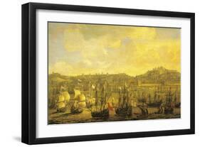 Netherlands, Rotterdam, View of City of Lisbon-null-Framed Giclee Print