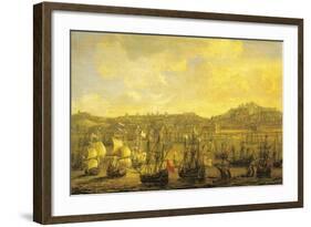 Netherlands, Rotterdam, View of City of Lisbon-null-Framed Giclee Print