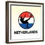 Netherlands Soccer-null-Framed Giclee Print