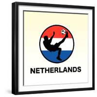 Netherlands Soccer-null-Framed Giclee Print