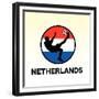 Netherlands Soccer-null-Framed Giclee Print