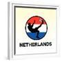 Netherlands Soccer-null-Framed Giclee Print