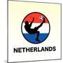 Netherlands Soccer-null-Mounted Giclee Print