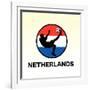 Netherlands Soccer-null-Framed Giclee Print