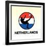 Netherlands Soccer-null-Framed Giclee Print