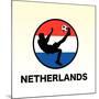 Netherlands Soccer-null-Mounted Giclee Print