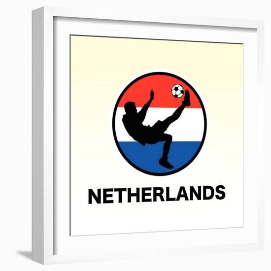 Netherlands Soccer-null-Framed Giclee Print