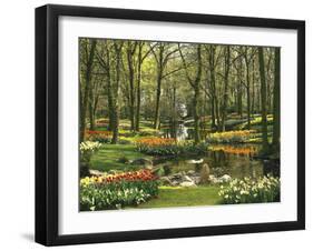 Netherlands, South Holland, Keukenhof, Flower Park, Spring-Thonig-Framed Photographic Print