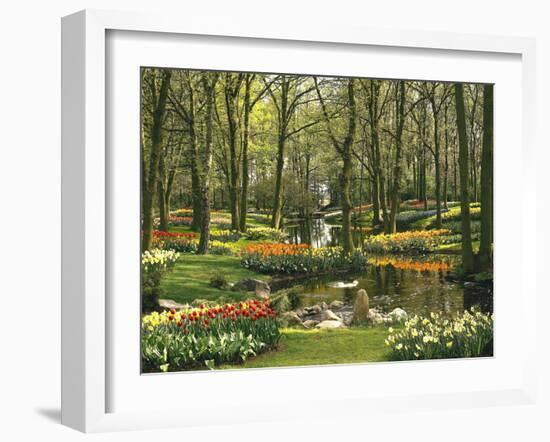 Netherlands, South Holland, Keukenhof, Flower Park, Spring-Thonig-Framed Photographic Print