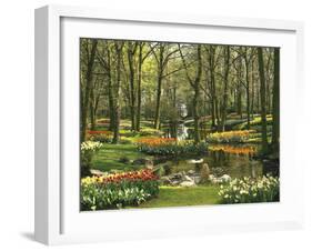 Netherlands, South Holland, Keukenhof, Flower Park, Spring-Thonig-Framed Photographic Print