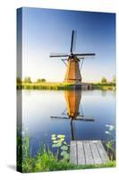 Netherlands, South Holland, Kinderdijk. Windmills-Francesco Iacobelli-Stretched Canvas