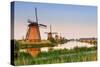 Netherlands, South Holland, Kinderdijk. Windmills-Francesco Iacobelli-Stretched Canvas