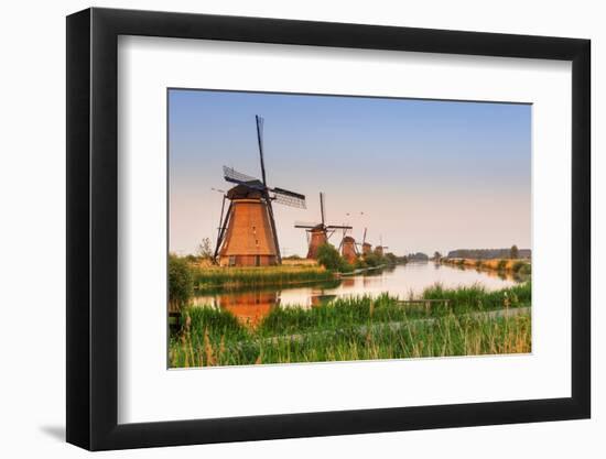 Netherlands, South Holland, Kinderdijk. Windmills-Francesco Iacobelli-Framed Photographic Print