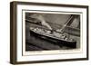 Netherlands Steamship, Dampfer Christiaan Huygens-null-Framed Giclee Print