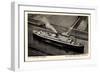 Netherlands Steamship, Dampfer Christiaan Huygens-null-Framed Giclee Print