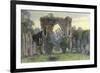 Netley Abbey, West, 1908-Warwick Goble-Framed Photographic Print