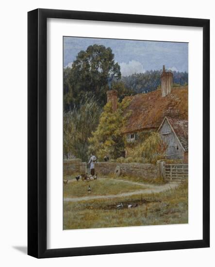 Netley Farm, Shere, Surrey-Helen Allingham-Framed Giclee Print