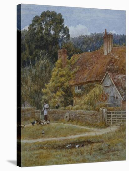 Netley Farm, Shere, Surrey-Helen Allingham-Stretched Canvas