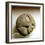 Netsuke carved in the form of a rat, one of the 12 animals of the Japanese zodiac. Artist: Unknown-Unknown-Framed Giclee Print