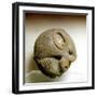 Netsuke carved in the form of a rat, one of the 12 animals of the Japanese zodiac. Artist: Unknown-Unknown-Framed Giclee Print