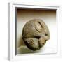 Netsuke carved in the form of a rat, one of the 12 animals of the Japanese zodiac. Artist: Unknown-Unknown-Framed Giclee Print