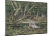 Nettie Reading, C.1894-Theodore Robinson-Mounted Giclee Print