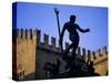 Nettuno (Neptune) Statue, Piazza Maggiore, Bologna, Emilia Romagna, Italy, Europe-Oliviero Olivieri-Stretched Canvas