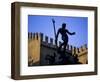 Nettuno (Neptune) Statue, Piazza Maggiore, Bologna, Emilia Romagna, Italy, Europe-Oliviero Olivieri-Framed Photographic Print