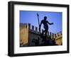 Nettuno (Neptune) Statue, Piazza Maggiore, Bologna, Emilia Romagna, Italy, Europe-Oliviero Olivieri-Framed Photographic Print