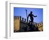 Nettuno (Neptune) Statue, Piazza Maggiore, Bologna, Emilia Romagna, Italy, Europe-Oliviero Olivieri-Framed Photographic Print