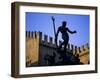Nettuno (Neptune) Statue, Piazza Maggiore, Bologna, Emilia Romagna, Italy, Europe-Oliviero Olivieri-Framed Photographic Print