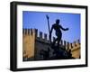 Nettuno (Neptune) Statue, Piazza Maggiore, Bologna, Emilia Romagna, Italy, Europe-Oliviero Olivieri-Framed Photographic Print