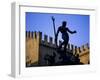 Nettuno (Neptune) Statue, Piazza Maggiore, Bologna, Emilia Romagna, Italy, Europe-Oliviero Olivieri-Framed Photographic Print