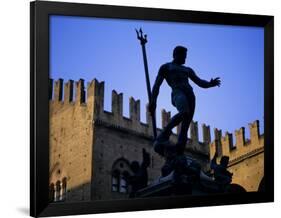 Nettuno (Neptune) Statue, Piazza Maggiore, Bologna, Emilia Romagna, Italy, Europe-Oliviero Olivieri-Framed Photographic Print