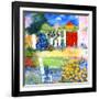 Netty Lives in Karlsruhe-Mike Smith-Framed Premium Giclee Print