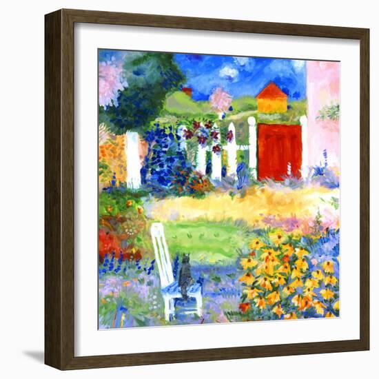 Netty Lives in Karlsruhe-Mike Smith-Framed Premium Giclee Print