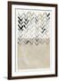 Netural Chevron-Carol Robinson-Framed Art Print