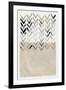 Netural Chevron-Carol Robinson-Framed Art Print