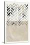 Netural Chevron-Carol Robinson-Stretched Canvas