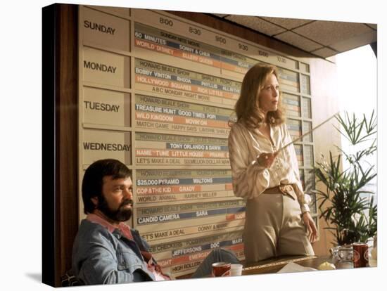 Network, Darryl Hickman, Faye Dunaway, 1976-null-Stretched Canvas