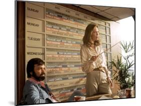 Network, Darryl Hickman, Faye Dunaway, 1976-null-Mounted Photo