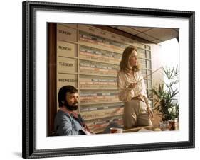 Network, Darryl Hickman, Faye Dunaway, 1976-null-Framed Photo