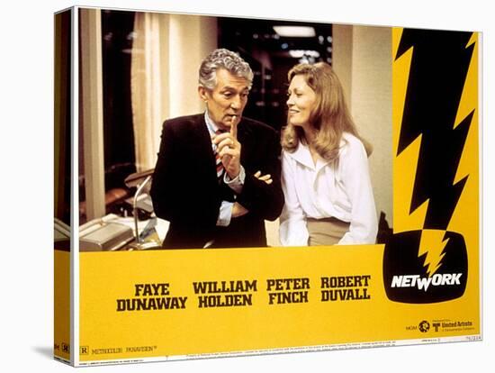 Network, Peter Finch, Faye Dunaway, 1976-null-Stretched Canvas