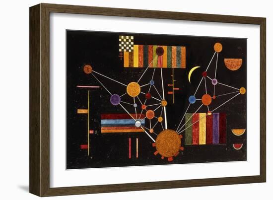 Network Seen from Above, No.231; Geflecht Von Oben, No. 231, 1927-Wassily Kandinsky-Framed Giclee Print