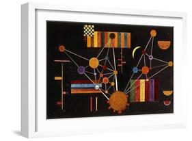 Network Seen from Above, No.231; Geflecht Von Oben, No. 231, 1927-Wassily Kandinsky-Framed Giclee Print