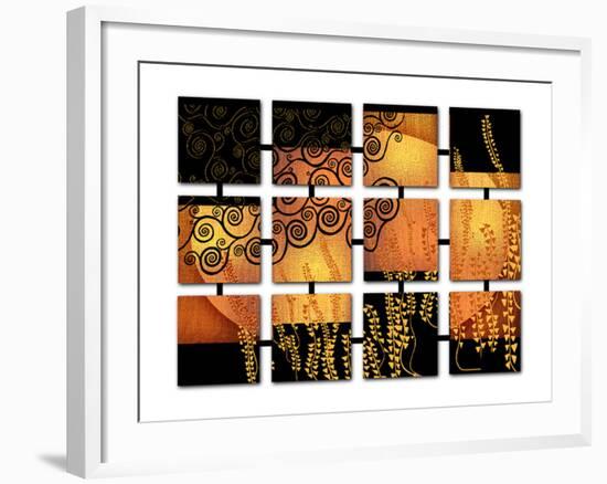 Networked Klimt-Michael Timmons-Framed Premium Giclee Print