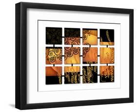 Networked Klimt-Michael Timmons-Framed Art Print