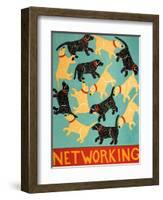 Networking-Stephen Huneck-Framed Giclee Print