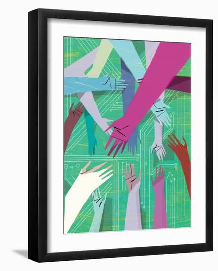 Networks, 2010-A.Richard Allen-Framed Giclee Print