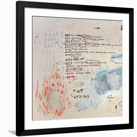 Neu-Jean-Michel Basquiat-Framed Giclee Print